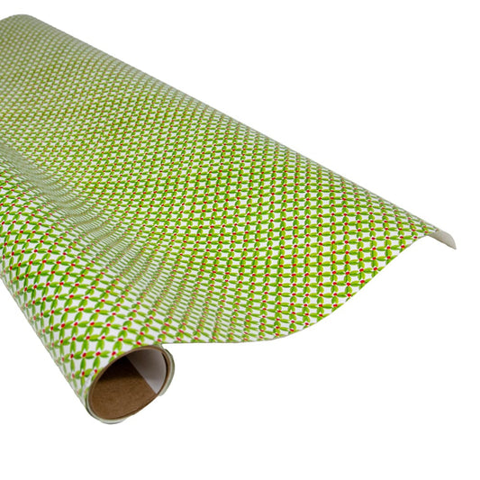 Leaf And Berry Ditz Gift Wrap - One 30" X 8' Roll