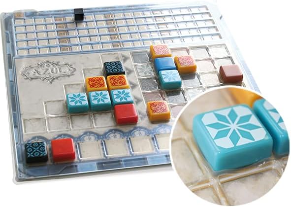 Asmodee | Azul | UNbox Now | Awarded Golden Ace | Board Game for Kids from 8 Years | French Version | Tile & Mosaic Strategy Game | 2 to 4 Players | 45min | Plan B Games