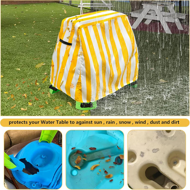 Kids Water Table Cover – Waterproof, Dustproof & UV-Resistant Outdoor Toy Table Protector | Fits Splash Tables & Sand Water Playsets (Cover Only)