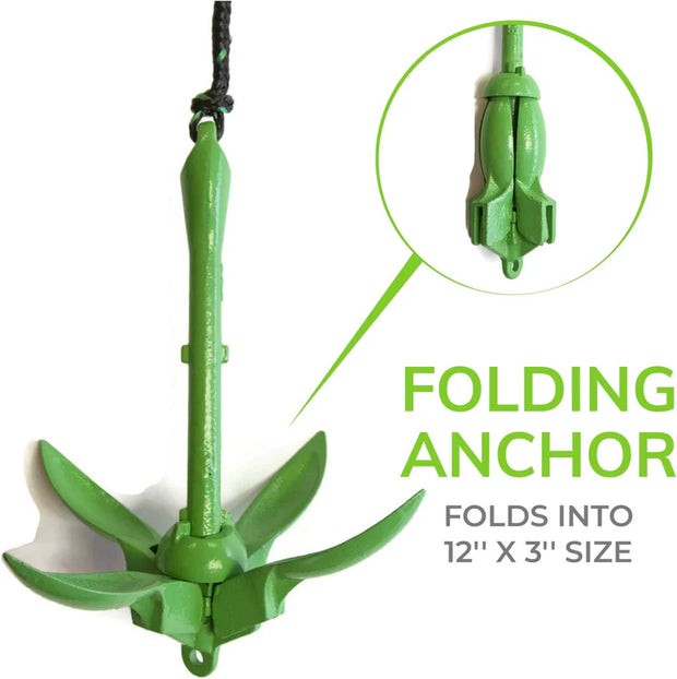 Kayak Anchor Kit | Paddleboard, Small Boat, SUP, Jet Ski, and Canoe Accessories