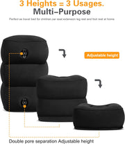 Portable Inflatable Travel Footrest