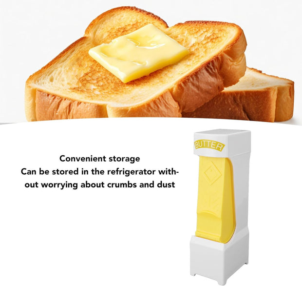 Butter Cutter, One Click Butter Cutter, Butter Dispenser, Cheese Separator with Stainless Steel Blade for Making Bread, Cakes, Biscuits