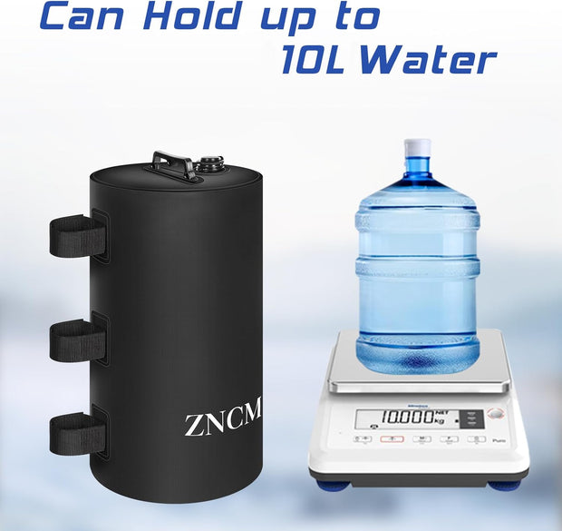 [Wind-resistant giant] Camping water-filled weight bag - thickened and leak-proof, foldable to replace sandbags, universal for tents and canopies