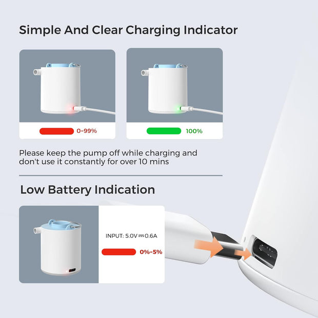 Ultra-mini portable air pump