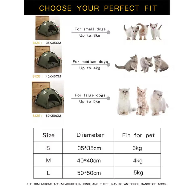Portable Cat Tent – Easy Setup & Ultra Soft Comfort