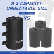 [Wind-resistant giant] Camping water-filled weight bag - thickened and leak-proof, foldable to replace sandbags, universal for tents and canopies