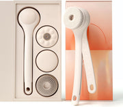 🛁 Electric Body Brush｜Waterproof, Dual-Handle, 3 Heads