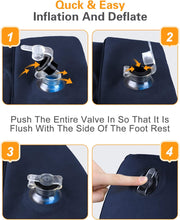 Portable Inflatable Travel Footrest