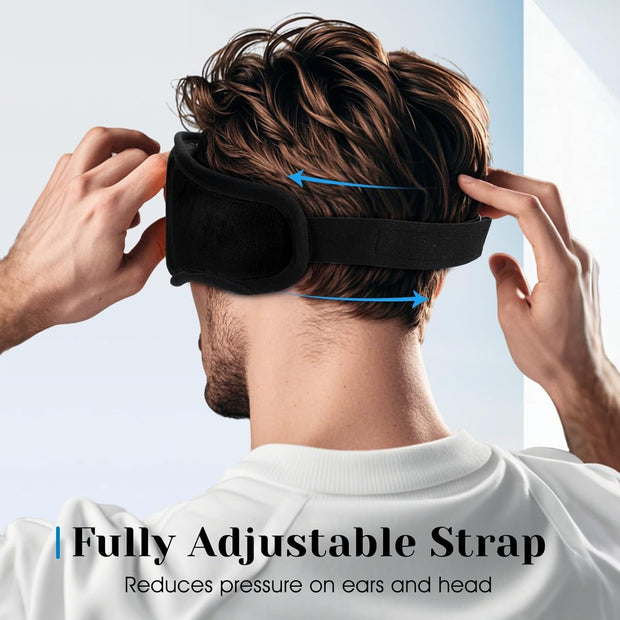 Sleep Headphones – Bluetooth 5.4 Eye Mask with HD Stereo for Side Sleepers