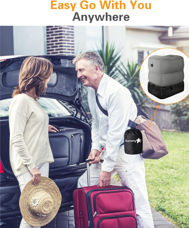Portable Inflatable Travel Footrest