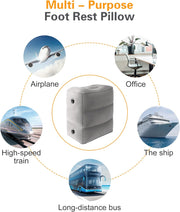 Portable Inflatable Travel Footrest
