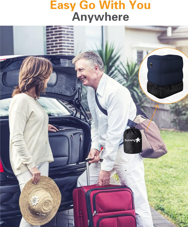 Portable Inflatable Travel Footrest