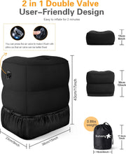 Portable Inflatable Travel Footrest
