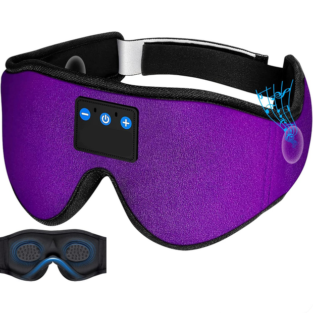 Sleep Headphones – Bluetooth 5.4 Eye Mask with HD Stereo for Side Sleepers