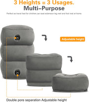 Portable Inflatable Travel Footrest