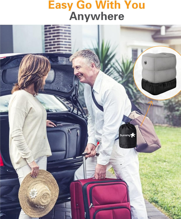 Portable Inflatable Travel Footrest