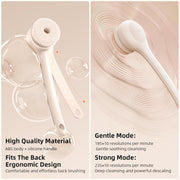 🛁 Electric Body Brush｜Waterproof, Dual-Handle, 3 Heads