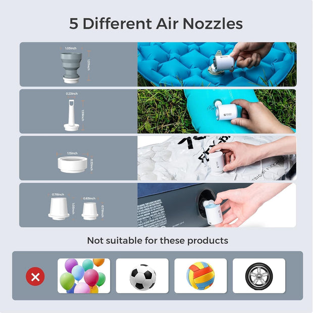 Ultra-mini portable air pump