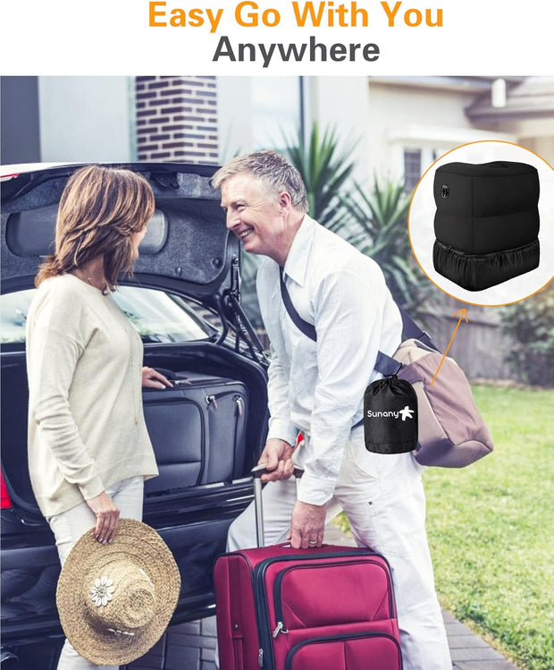 Portable Inflatable Travel Footrest