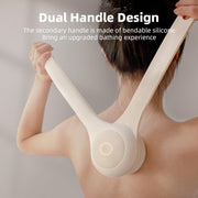 🛁 Electric Body Brush｜Waterproof, Dual-Handle, 3 Heads