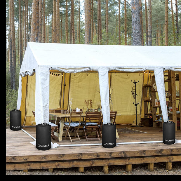 [Wind-resistant giant] Camping water-filled weight bag - thickened and leak-proof, foldable to replace sandbags, universal for tents and canopies