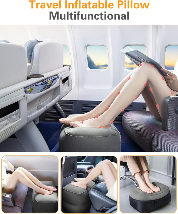 Portable Inflatable Travel Footrest
