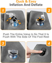 Portable Inflatable Travel Footrest