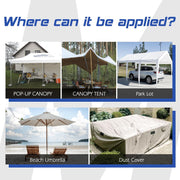 [Wind-resistant giant] Camping water-filled weight bag - thickened and leak-proof, foldable to replace sandbags, universal for tents and canopies